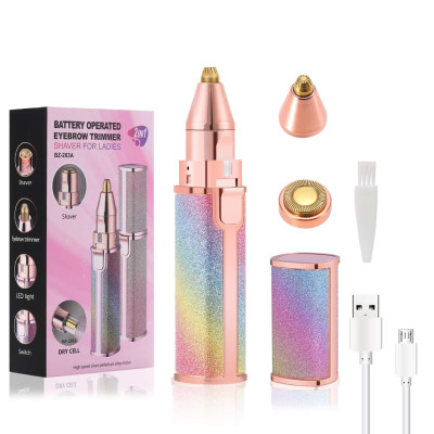2-In-1 Eyebrow Trimmer And Shaver Machine Rechargeable