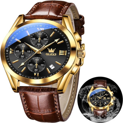 OLEVS Watch for Men Wrist Watch Black