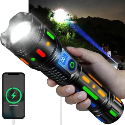 COBA LED Zoom Flashlight With Power Bank