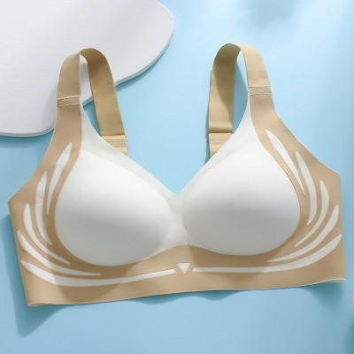 (1 PC) Push Up Seamless For Women Bra- Skin