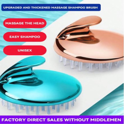 দুই পিস Silicone Hair Massager Shampoo Brush