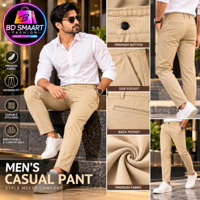 Premium Chinese Formal Pant Light Brown- 205